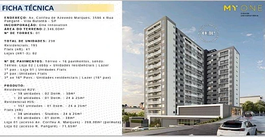 CIDADE UNIVERSITÁRIA Flat